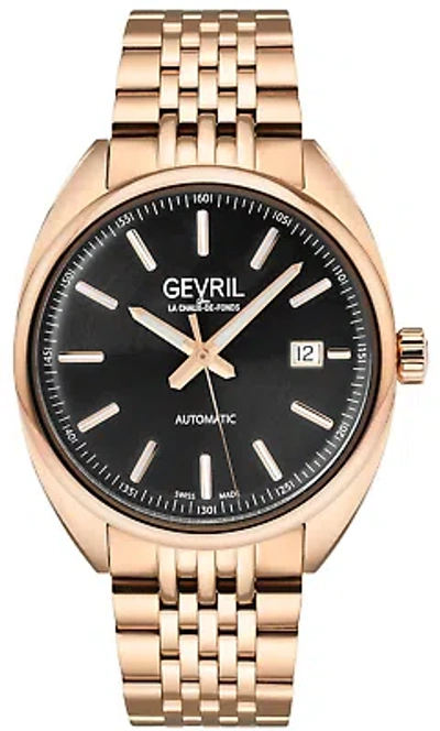 Pre-owned Gevril Five Points 40mm Swiss Automatic Wristwatch 48703