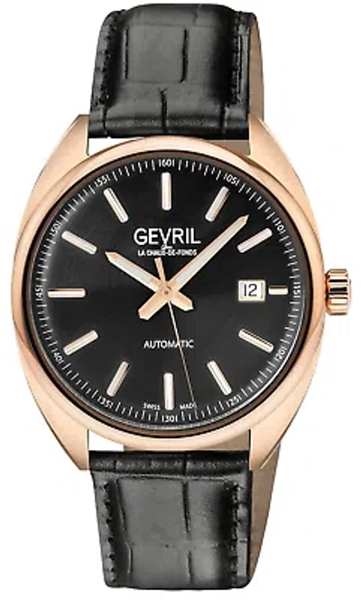 Pre-owned Gevril Five Points 40mm Swiss Automatic Wristwatch 48703a