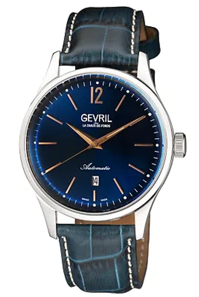 Pre-owned Gevril Five Points 43mm Wristwatch 4253a