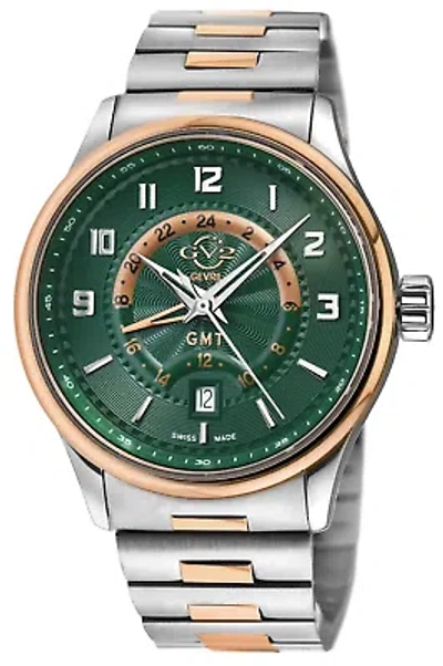 Pre-owned Gevril Giromondo 42mm Swiss Quartz Wristwatch 42304b