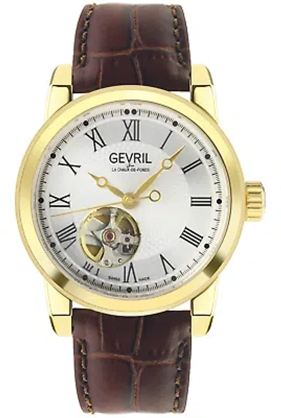 Pre-owned Gevril Madison 39mm Swiss Automatic Wristwatch 2584