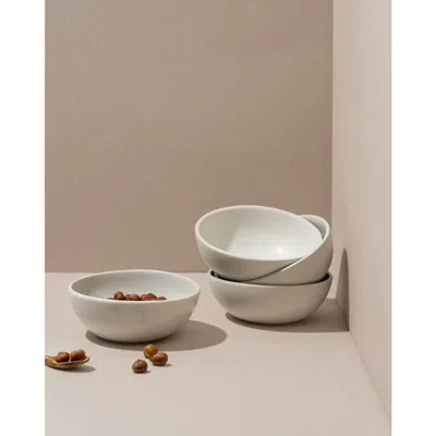 Gharyan Stoneware Stoneware Cereal Bowl Dadasi In White