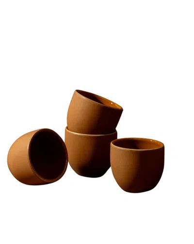 Gharyan Stoneware Stoneware Coffee Cup Dadasi In Brown