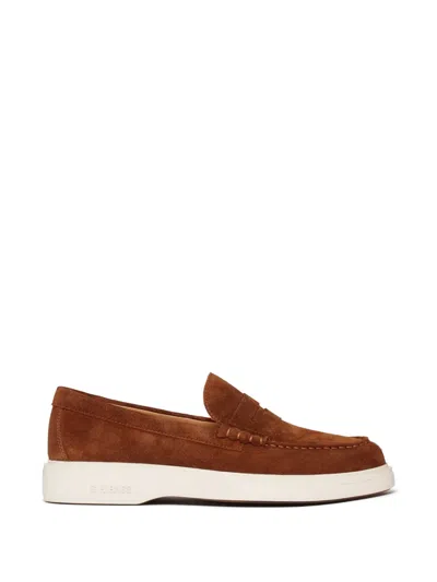 G.h.bass Bosco Cupsole Penny Loafers In Brown