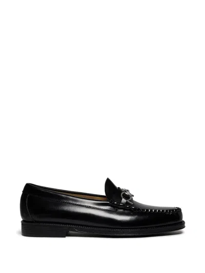 G.h.bass Horsebit Slip-on Loafers In Black