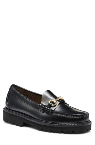 G.h.bass Lincoln Weejun Lug Loafer In Black