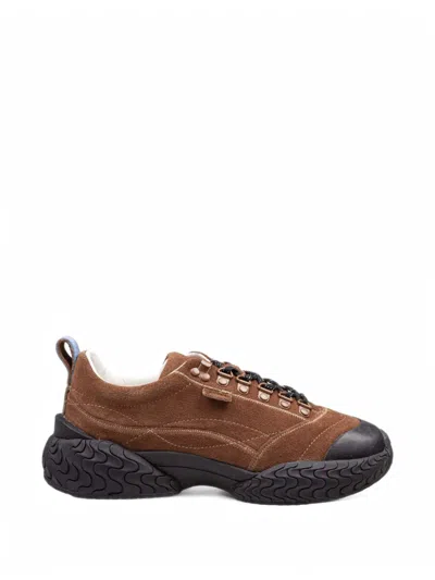 Ghoud Tyre Suede Sneakers In Brown