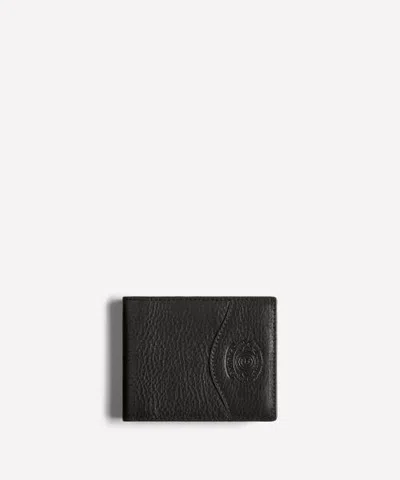 Ghurka Money Clip Wallet No. 133 In Vintage Black Leather