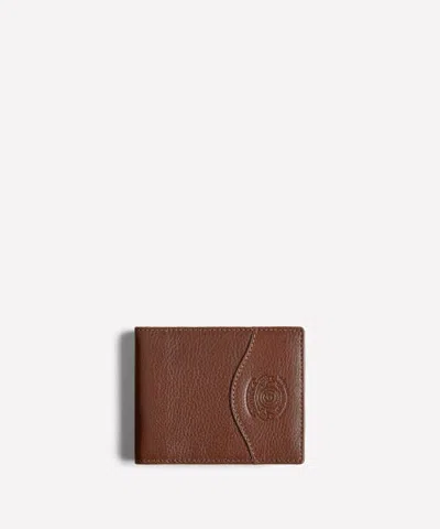 Ghurka Money Clip Wallet No. 133 In Vintage Chestnut Leather