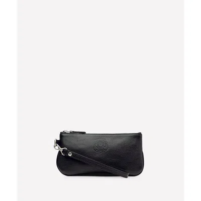 Ghurka Pouch I No. 63 Leather Travel Pouch In Vintage Black Leather
