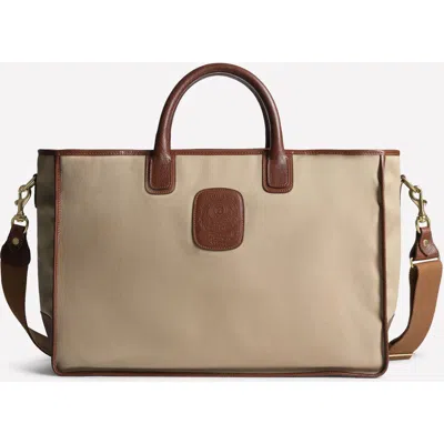 Ghurka Stadium Iv No. 73 Cotton Twill Carryall In Khaki Twill