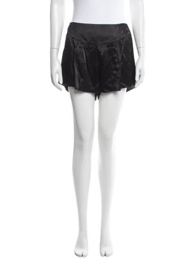 Pre-owned Giada Forte Mini Shorts In Black