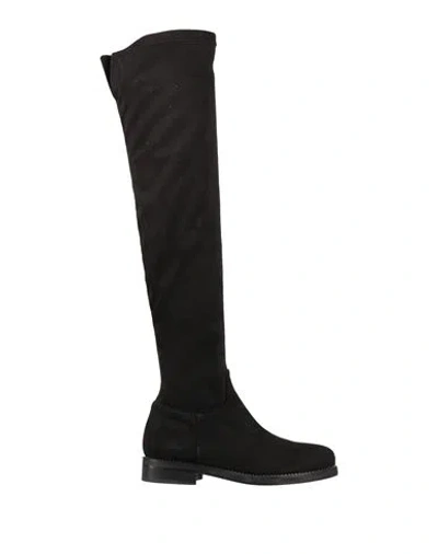 Giancarlo Paoli Woman Boot Black Size 6 Textile Fibers