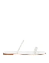 Gianvito Rossi Woman Sandals White Size 8 Leather