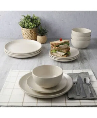 Gibson Home Rockaway Dinnerware Collection In Beige