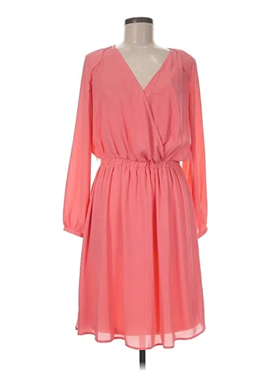 Pre-owned Gibson Latimer Casual Dress In Pink
