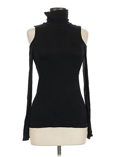 Pre-owned Gibson Long Sleeve Top Black Turtleneck Tops