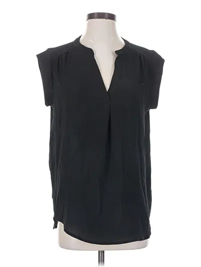 Pre-owned Gibson Short Sleeve Blouse In Black
