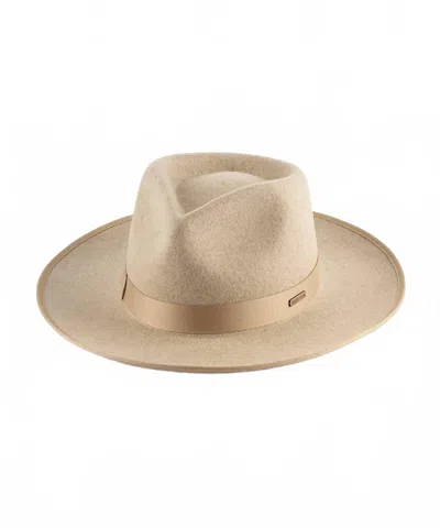 Gigi Pip Women's Monroe Rancher Fedora Hat In Oatmeal In Brown