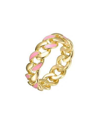 Gigigirl 14k Plated Cz Ring In Multi