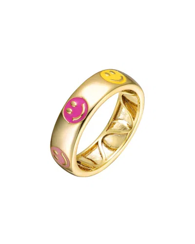 Gigigirl 14k Plated Cz Ring In Multi