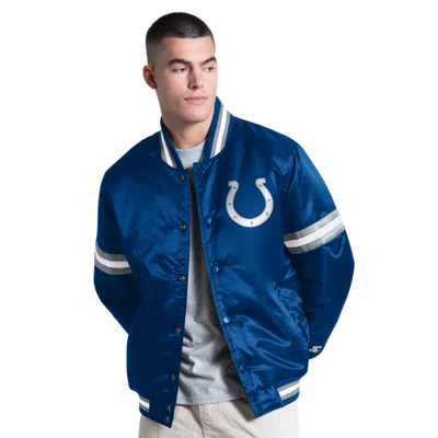 G-iii Mens Indianapolis Colts  Nfl Ct Varsity Jacket In Blue