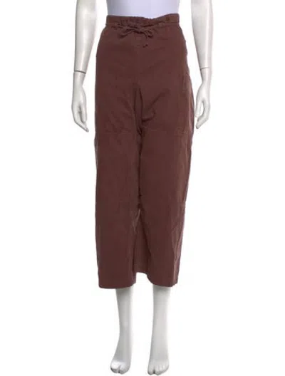 Pre-owned Gil Rodriguez Straight Leg Pants In Brown