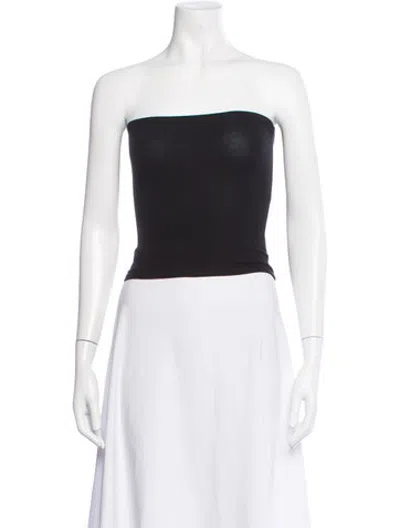 Pre-owned Gil Rodriguez Strapless Crop Top In White