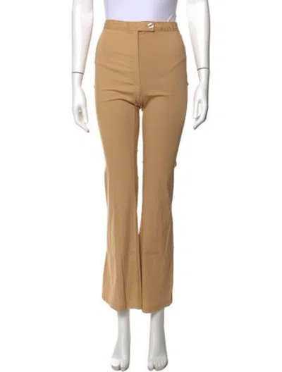 Pre-owned Gimaguas Flared Pants In Neutrals