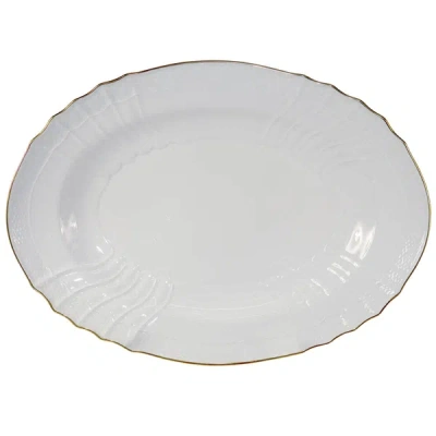 Ginori 1735 San Remo Vecchio Ginori Oval Platter 41.5 Cm In N/a