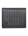 Giorgio Armani Man Wallet Black Size - Calfskin