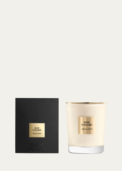 Giorgio Armani Rose D'arabie Candle, 175 G In Black