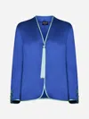 Giorgio Armani Tassel-embellished Blouse In Blue