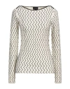 Giorgio Armani Woman Sweater Off White Size 2 Viscose, Polyester