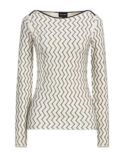 Giorgio Armani Woman Sweater Off White Size 12 Viscose, Polyester