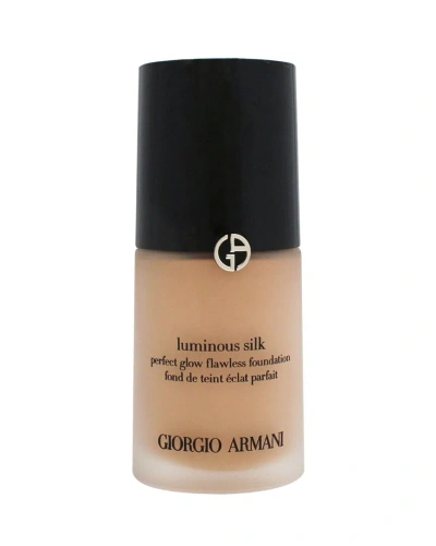 Giorgio Armani Women's 1oz 4.25 Light-peach Luminous Silk Foundation In White