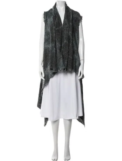 Pre-owned Giorgio Brato Wool Plaid Print Sweater In Multicolor