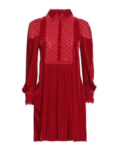 Giovanni Bedin Short Dresses In Red