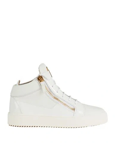 Giuseppe Zanotti Man Sneakers White Size 6 Leather