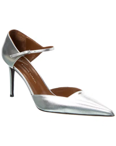 Giuseppe Zanotti Raquel 85 Leather Pump In Brown