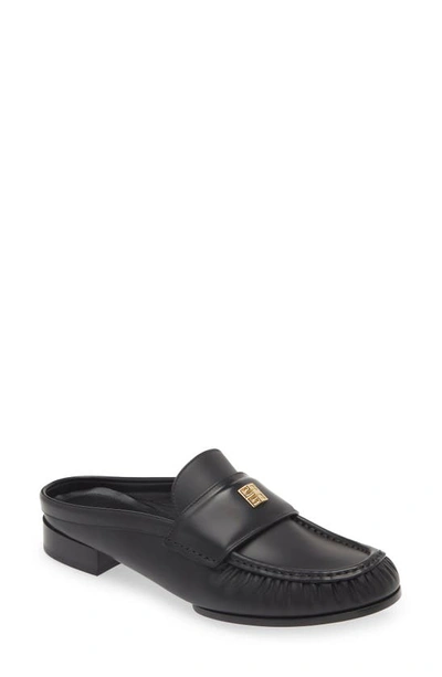 Givenchy 4g Loafer Mule In Black