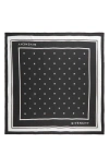 Givenchy 4g Silk Square Scarf In Schwarz