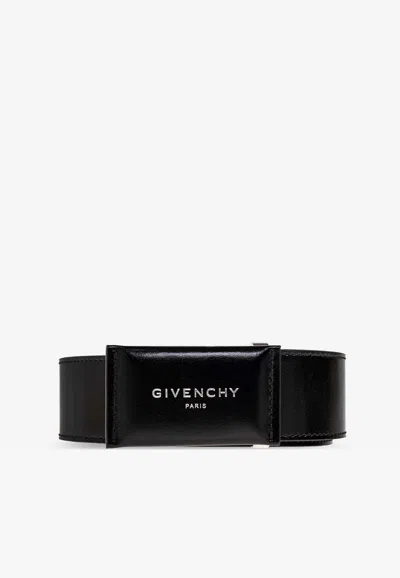 Givenchy Antigona Leather Belt In Black