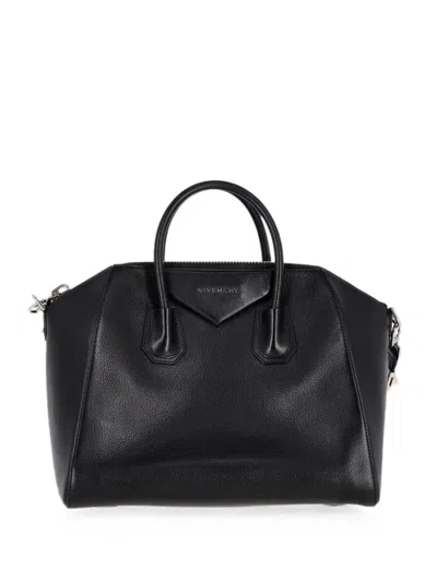 Pre-owned Givenchy Antigona Satchel Bag In Black