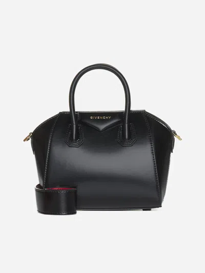 Givenchy Antigona Toy Leather Bag In Black