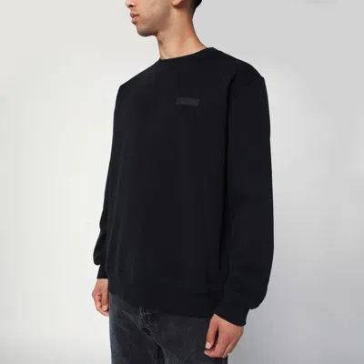 Givenchy Black Crew Neck Cotton Sweatshirt