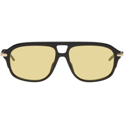 Givenchy Black Gv One Sunglasses In Shiny Black / Rovie