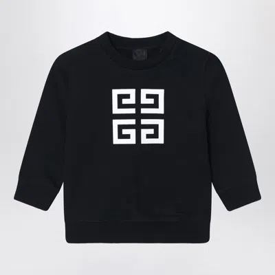 Givenchy Kids' Black Sweatshirt With 4g Logo Print