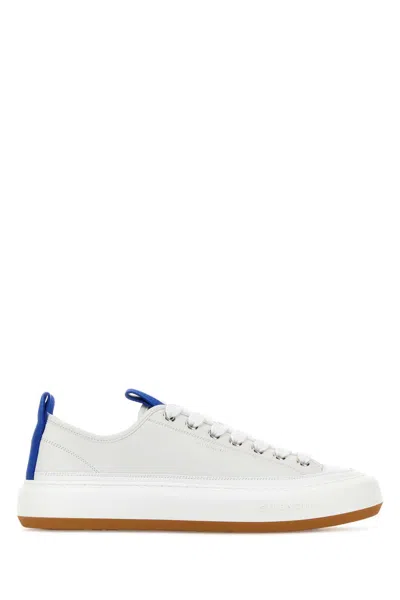 Givenchy Chalk Leather Mini Sneaker For Men In White
