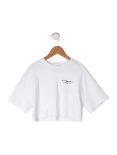 Pre-owned Givenchy Kids' Cotton T Shirt In White
